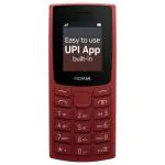 Nokia All-New 105 Keypad Phone with Built-in UPI Payments, Long-Lasting Battery, Wireless FM Radio | Red