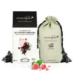 Aromahpure Premium Car Perfume Flakes with Activated Charcoal 50 gm - Charming Rose - Rose Fragrance Air Purifier with Fresh Fragrances, Car Air Freshener, Hanging Car Perfume-(Pack Of 1)