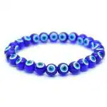 S. K. SYNTHETICS Men Friendship Gifts Hand Bracelet Couple Bracelet Aesthetic Bracelets,Crystal Bracelet Evil Eye Natural Bracelet Crystal Gem Stone 8mm Beads Bracelets