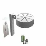 Bectro PVC CCTV Camera Wall & Ceiling Mounting Bracket, Strong Adhesive Direct Sticking Drill Free, for Indoor & Outdoor Use