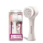 Majestique Face Exfoliator Brush Deep Pore Cleaning Facial Wash Massage Soft Silicon Face Brush Scrubber, Double Sided Face Cleanser Brush - Color May Vary