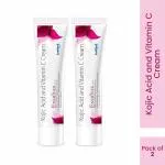 Enshiner Cream, Kojic Acid And Vitamin C For Reduces Scars & Marks, Dark Spots & Clear Acne (Pack of 2) 15g