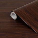 CVANU Wood Grain Vinyl Wallpaper for Old Furniture Door Wardrobe Wallpaper(2x8ft)