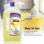 Regular Clean Lemon Surface Cleaner Suitable for Bathroom & Floor surfaces | Surface & Floor Cleaner Liquid | Mop Floor Cleaner Liquid | Liquid For Cleaning Suitable for All Mops 1000ML