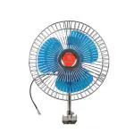 AllExtreme EX6CIRF 12V Mini Electric Car Fan with Switch and Wiring Powerful Rotating Air Oscillating Fan for Auto, Truck, Bus, RV and SUVs (6 Inch)