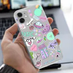 Emble Label Squad Goals Sticker Soft Silicone Case For IPhone 12