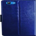 Frazil Faux Leather Case Flip Cover for Vivo Y71 with Foldable Stand & Cards Slots - Blue