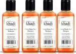 SWADESHI KHADI HERBAL Onion Black Seed Shampoo (Pack of 4) (840 ml) | Shampoo | Khadi herbal Shampoo | Onion Shampoo |