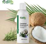 Edith Naturals Coconut Rosemary Oil For Face, Body, Skin Care, Hair Growth, And Baby Massage. Hair Oil (200 Ml)
