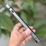 MALIRAJ iPhone 14 Plus Aluminium Metal Silicone Bumper Frame Case Cover Silver