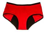 Healthfab The Fabulous You Red Gopadfree Heavy Reusable Leak Proof Period Panty ,Usable For 2 Years Without Sanitary Pad - Medium