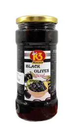 K3 Masala Black olives Sliced 900gm.(450gm).