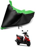 Auto Hub Bike Body Cover for Yamaha Ray Z , Dustproof UV Protection water resistant Custom Fit Cover-(Black-Green )