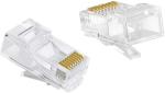 TAAPSEE 100PCS RJ45 Connectors Cat6 Cat5e Cat5 Connector Ethernet Cable Crimp Connector Electronic Components