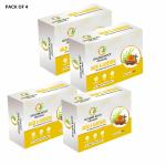 SERVA ORGANIC HALDI AND ALOEVERA SKIN BRIGHTENING GLYCRINE SOAP FOR FACE CARE | NET-100 G | PEICE OF 4