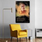 Surmul Multicolor Sunboard Medium Dalai Lama Poster Wall Art Removable Sticker