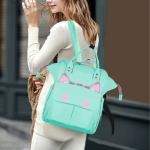 Polka Tots Diaper Bag Backpack Sea Green