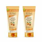 BIOFRESH Herbals Apricot Face & Body Scrub Effectively Remove Impurities Dead Skin Cells (Pack of 2)