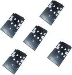 Verena Set of 5 PVC ID Card Tray for Inkjet Printer Used for Epson L800, L805, L810, L850, R280, R290, T50, T60, P50, P60 Ink Toner Black