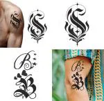 Ordershock Waterproof SB Name Letter Temporary Body Tattoo