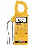 Meco KM 2790 600 A AC LCD Digital Clamp Multimeter (Yellow)