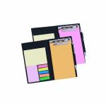 COI Memo Pink and Orange Note pad Organiser/memo Notebook Holder Booklet Block Notes for Making Check List for Office and Gifting Purpose with Tear Off Sheets with Free Pen (Set of 2)