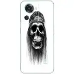 GADGETSWRAP Printed Vinyl Skin Sticker for Oneplus 10R - Long Hair Skull