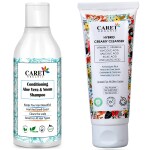 Caret Organic Neem & Aloevera Conditioning Shampoo (300ml) AND Hybrid Creamy Cleanser (100ml)