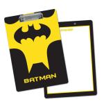 Festiko Superhero BM Theme Exam Board with Clip (Pack of 1 Pc), Exam Pads for Birthday Return Gifts for Kids, Writing Pads Clipboard with Shiny Steel Finish Clip