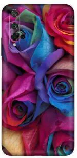 aadia Huawei Honor 20 Pro Matte Vinyl Flower Printed Mobile Skin Sticker with Scratch Resistant Lamination