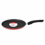 Baltra Red Aluminum Non-Stick Induction Flat Tawa 28 cm