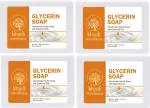 MeriBana Khadi Glycerin Soap Organic Handmade Anti Ageing Skin Soap (4 x 125 g)