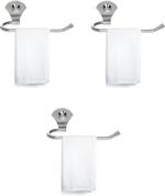 Flaner Towel Ring - Bathroom Towel Holder - Stainless Steel Towel/Napkin Ring(Set Of 3) 10 Inch 1 Bar Towel Rod (Pack Of 3)