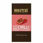BOGATCHI Chocolate 99% Dark| Chilli | Real Cocoa Intense Dark Chocolate, 60 gm