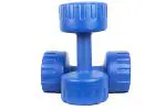 GYM INSANE Home gym Workout PVC 4 kg Blue Dumbbell set fitness kit for men and women