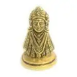 Vrindavan shopi Brass Mart Fine Brass Made Khatushyam Idol Statue for Home and Office Temple (300gms)