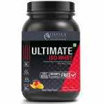 Osoaa Whey Ultimate Iso Whey 1Kg | 26g Protein with Whey Isolate as Primary Source | Soy & Sugar Free| Keto & Diabetic Friendly| Weight Management Drink| Low Carbs| For Men, Women (Mango Shake)