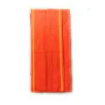 Lafabriqueind pure cotton, Kesari/ Bhagwa orange Gamcha, 2mtr towel for Men & Women, Pack of 1