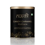 Nutki Candy Caramel Makhana, Slow Roasted Foxnuts, Zero Cholesterol, Healthy Snack - 70g