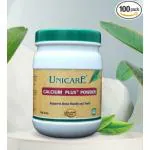 Unicare Calcium Plus+ Powder-Supports Bone Health And Teeth 100Gms I Maintain Healthy Hormonal Secretion I Improves Bone Density (100)