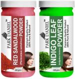 Park Daniel Premium Red Sandalwood Powder And Indigo Leaf Powder, 100 G Each (Combo Of 2) |Hair Care|Dandruff Control hair Powder|Healthy Strong Hair Mask