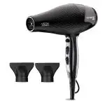 VEGA Professional Pro Xpert Dry 2800 Hair Dryer for Salon Like Hair, 4 Heat & 2 Speed Setting, Black, (VPPHD-10)