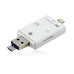 Technotech I-Flash Device Hd Tf And Sd Memory Card Reader Adapter Usb 8 Memory Stick for Iphone, Ipad, Ipod Touch, Android Microusb Otg Supported Phone