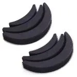 Dazz Look Hair Puff Up Maker Volumizer Banana Bumpits Medium Black-(6 Pieces)