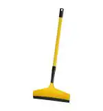 Classy Touch Bathroom Squeege Floor/Bathroom Wiper with Telescopic Handle for Cleaning Bathroom/Kitchen/Terrace/Multiple Use (Small, Flap: 12 Inch)