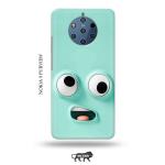 Tweakymod Printed Funny FAce Emoji Back Cover For Nokia 9 Purview