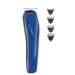 U Smart AT-528 Professional Beard Trimmer For Men, Durable Sharp Accessories Blade Trimmers and Shaver with 4 Length Setting Trimmer For Men Shaving,Trimer for men's, Savings Machine (Blue)