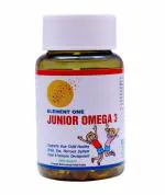 Element One Junior Omega 3 Deep Sea Fatty Acid Fish Omega3 With Epa And Dha, Promotes Active Brain Eye Heart Health Improves Mind Age 5 To 18 Years 30 Softgel Capules.