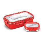 Judge by Prestige Thermo Tiffin Jumbo Pack of 2 Insulated Containers Lunch Box (800ml + 150m)