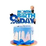 Zyozique Boss Baby Month Cake Topper (9th Month)